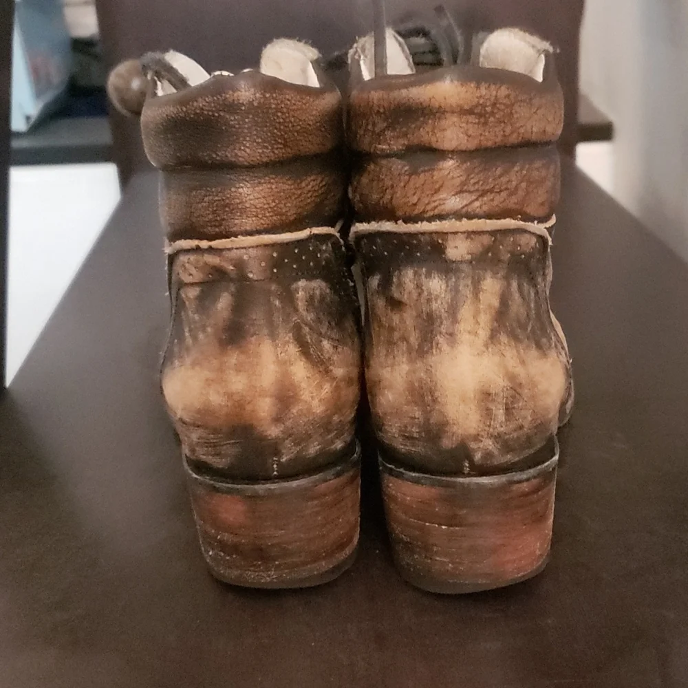 Freebird by Steven Gage Combat Boots Black 6 - Picture 4 of 6